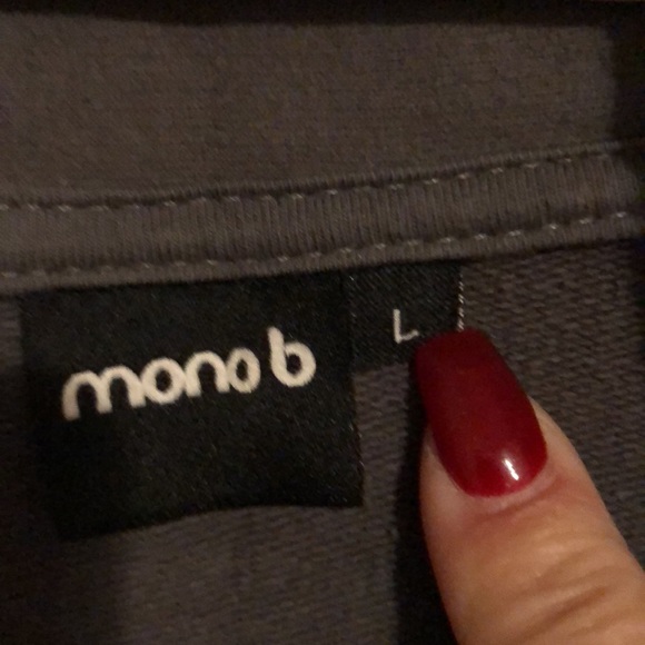 MONO B - NWOT Born Ready Cardigan (L) - Picture 9 of 10